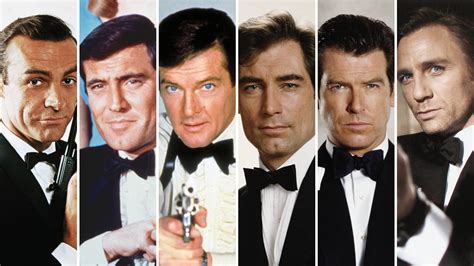 james bond actors in order by year